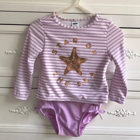 old navy baby girl rash guard